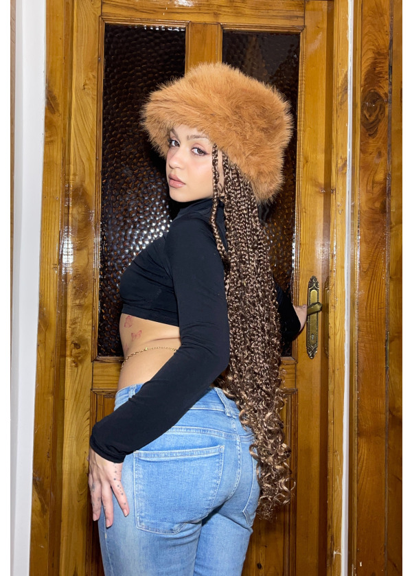 Açık Kahve/Kumral Mix Afro Örgü