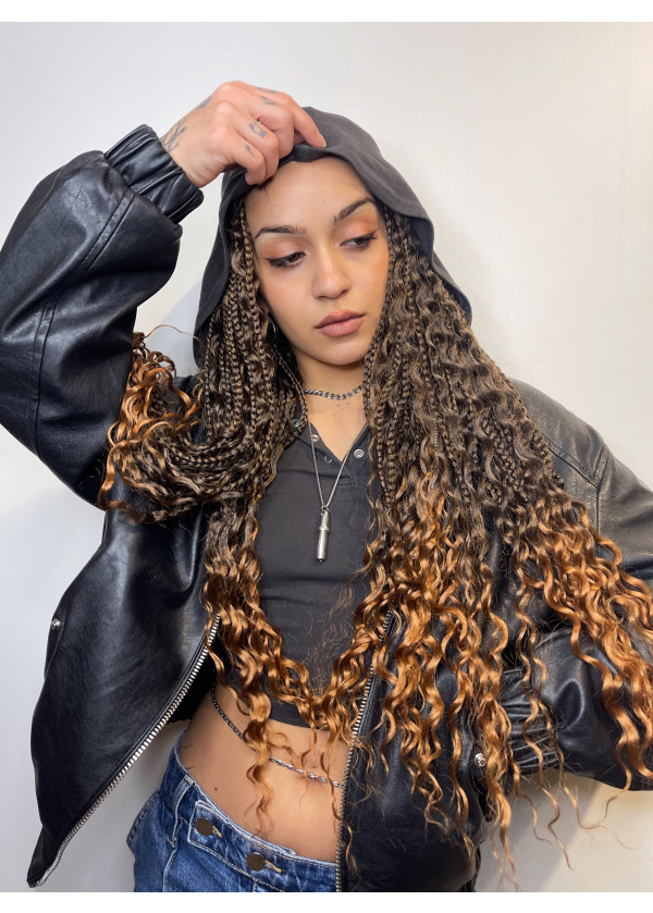 Kahverengi/Bal Örgü Mix